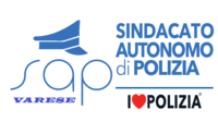 Logo SAP  VARESE con scritta laterale ilovepolizia sfondo bianco e1688031959797